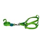 Coleira Peitoral Para Cães Americano 15Mm - Verde Neon