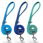 Coleiras para cães azuza Nylon, pacote com 3 para cães pequenos, 1,8 cm x 1,8 m