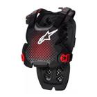 Colete Alpinestar A1 Pro Chest Protector Preto Vermelho - ALPINESTARS