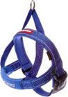 Colete de arnês para cães EzyDog Premium Quick Fit ajustável azul