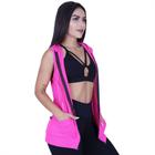 Colete Esportivo Fitness Unissex Dry Bolso E Capuz Com Zíper Orbis