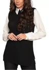 Colete Fang Alongado Tricot Linha Feminino R020