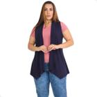 Colete Feminino Longo Viscolycra Veste 42-44 Confort e Chic