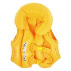 Colete Inflável Amarelo para Crianças de 3 a 6 anos 18 a 30Kg DM Splash - DM Toys