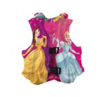 Colete Inflavel Infantil Meninas Princesas Disney 43X35Cm Para Piscina