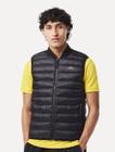 Colete Lacoste Masculino Puffer Water Repellent Vest Preta