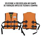 Colete Salva Vidas Homologado Classe 5 Laranja P 25 a 35kg Original