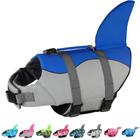 Colete salva-vidas para cães Dogcheer Dog Shark Fin Design, tamanho grande