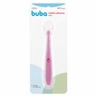 Colher Anatômica em Silicone para Bebê - Rosa - Buba - Buba Toys