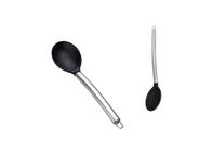 Colher Arroz Silicone Com Cabo De Aço Inox De Cozinha - 31,5 cm - Clink