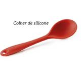 Colher de arroz grande vermelha em silicone alta qualidade 28cm MimoStyle - Mimo Style