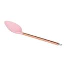 Colher de Arroz Nylon com Cabo de Aço Inox Rosé 30 cm - Lyor