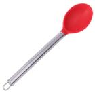 Colher de Arroz Silicone 34 Cm Vermelho Cabo Inox - 141004 - Uny gift