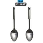 Colher De Cozinha 32cm Grande Para Arroz Utensilio Aço Inox 100%