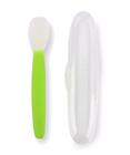 Colher De Silicone Com Estojo Verde 4m+ - Nuby - Nûby