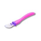 Colher de silicone flexivel recem nascido rosa - ibimboo