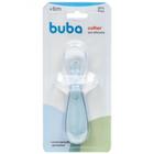 Colher De Treinamento Em Silicone Escudo Protetor Azul 16285 Buba