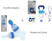 Colher Para O Bebe Flexível Azul Buba 5248 Meninos - Impherial Shop