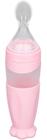 Colher Dosadora Para Bebe Silicone 90Ml Bpa Free Rosa