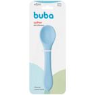 Colher em silicone azul buba