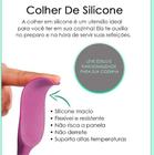 Colher Espatula Multiuso De Silicone Não Risca Panela Rosa