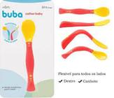 Colher Flexível e Maleável para Bebês - Buba Baby Azul - 4US Baby