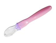 Colher Infantil De Silicone Ergonômica Rosa Ibimboo