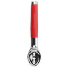 Colher kitchenaid para sorvete em aço inoxidável vermelho kag117ohere