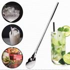 Colher misturadora inox bailarina 30,5cm drinks sucos bebidas