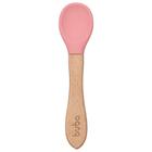 Colher Silicone e Bambu Rosa Buba