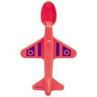 Colher Talher Para Bebê Avião Vermelho Buba Aviãozinho 7288