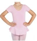 Collant de manga curta Com Saia Acoplados/costurado/embutido Vestidinho Ballet Uniforme Ballet jazz - Ninna Ballet