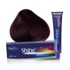 Coloração 33.66 Castanho Escuro Vermelho Intenso Shine Blue 50g