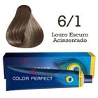 Coloração 6/1 Louro Escuro Acinzentado Color Perfect Wella Professionals