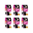 Coloraçao Casting Gloss 200 Preto - Kit C/ 6un