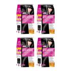 Coloraçao Casting Gloss 200 Preto - Kit Com 4Un