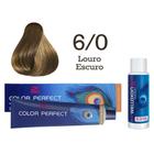 Coloração Color Perfect 6/0 Louro Escuro + Emulsão Oxi 30 Welloxon Wella