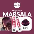 Coloração Creme Color Life nº 8,26 - Marsala