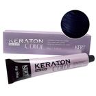 Coloração Creme Dual Block Keraton Color 2.0 Preto Azulado 50g - Kert