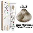 Coloração Itallian Color 60g Louro Ultraclaríssimo Violeta Premium12.2