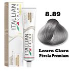 Coloração Itallian Premium 60g Louro Claro Pérola 8.89