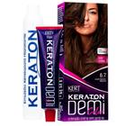 Coloração Keraton Demi Color Louro Escuro Marrom 6.7