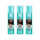 Coloraçao Loreal Magic Retouch 75Ml Spray Castanh Escuro-3Un