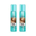 Coloraçao Loreal Magic Retouch 75Ml Spray Louro Escuro - 2Un