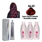 Coloração Mairibel 66.62 Louro Escuro Intenso Vermelho Irisado + Ox 90ml