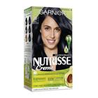 Coloração Nutrisse Creme Preto Azulado Açaí 28 Garnier