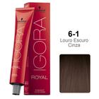 Coloração Schwarzkopf Igora 6-1 Louro Escuro Cinza