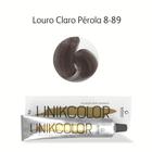 Coloração UnikColor 8-89 Louro Claro Perola 50gr Gaboni Professional