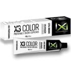 Coloração X3-Color 60g 12,11 Super Clareador Acinzentado Profundo- Proteínas e Óleos Especiais