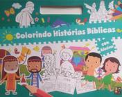 COLORINDO - HISTóRIAS BíBLICAS COM ADESIVOS - PE DA LETRA